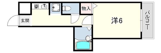 モンサンミッシェルハサカの間取り画像