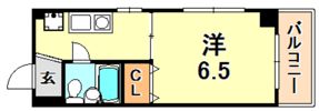 ポプリ六甲の間取り画像