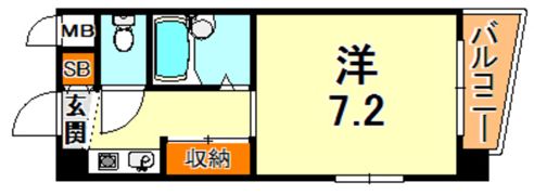 クレール御影の間取り画像