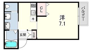 INOVE尼崎大物の間取り画像