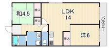 サンヒルズ芦屋2号棟の間取り画像