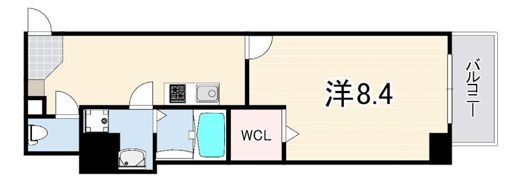 レジデンス神戸ヴェルノの間取り画像