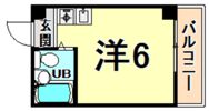 フラット武庫川の間取り画像