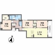 シャーメゾンガーデンズ芦屋翠ヶ丘の間取り画像