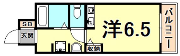 レジーナ西宮北口の間取り画像