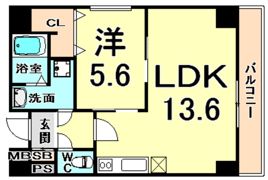 ドリームコート武庫川の間取り画像