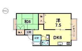 ボンヴィラージュの間取り画像