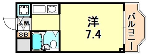 ジョイフル石屋川の間取り画像