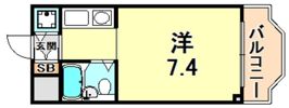 ジョイフル石屋川の間取り画像