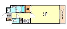 アミーグランコート三宮の間取り画像