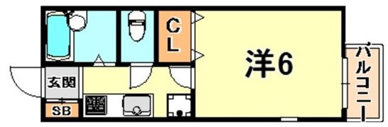 クァトルセゾン六甲道の間取り画像