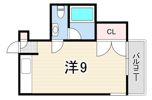 キューブ武庫川Iの間取り画像