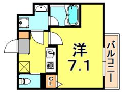 アークテラス魚崎の間取り画像