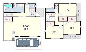 K-village猪名寺の間取り画像