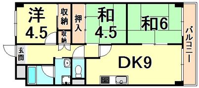 パル武庫北の間取り画像