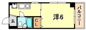 ポプリ六甲の間取り画像