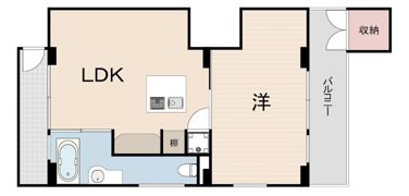 精道アパートの間取り画像