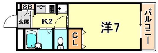 関口ハイツの間取り画像