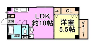 貴和芦屋ハウスの間取り画像