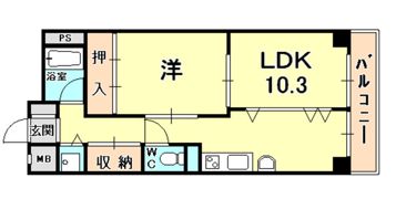 アネックス北町館の間取り画像