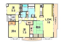 アーデンコート住吉川の間取り画像