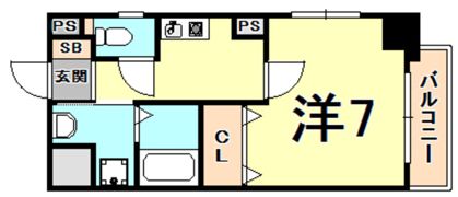 プライマル西宮夙川の間取り画像