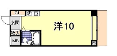 イーストコート2番街の間取り画像