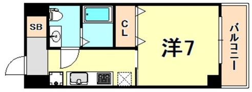 CITY SPIRE新神戸の間取り画像