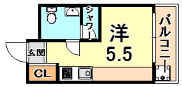 篠原ライフの間取り画像