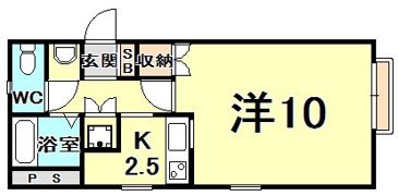 不二屋マンションの間取り画像