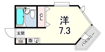 リバーヒル富松（旧グレース立花ノース）の間取り画像