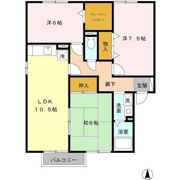 クレール園田の間取り画像