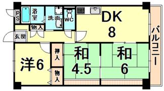 クローバーハイツ西台の間取り画像