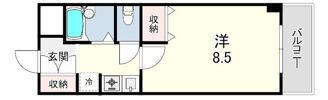 メゾンフレールの間取り画像