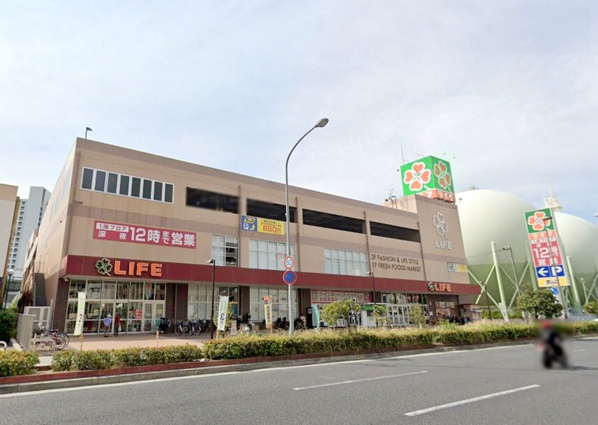 近くのライフ 春日野道店まで428m（徒歩6分）