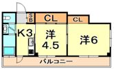 マンション冨士の間取り画像