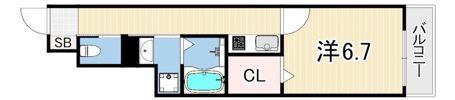 シェリル神戸岡本の間取り画像