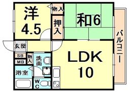 フォリア弐番館の間取り画像