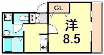 ステラハウス4-1200の間取り画像