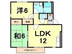 メゾンクレール2の間取り画像