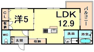 プリモヴィータ大屋町の間取り画像