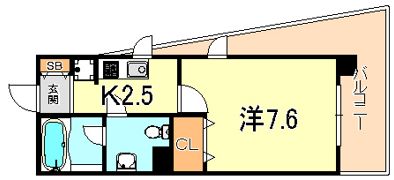 インベスト神戸エアフロントの間取り画像