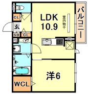 モアレ森南の間取り画像