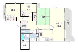 パークハイム住吉山手の間取り画像