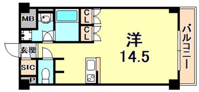 ミミエデン西北の間取り画像