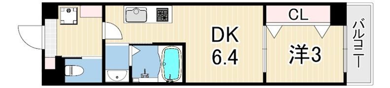 D-Square深江本町の間取り画像