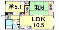 プラビーラコート5の間取り画像