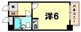 ニューブ神戸の間取り画像