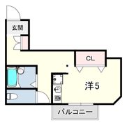 ベルフィーユナルオの間取り画像