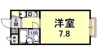 ライフイン芦屋壱番館の間取り画像